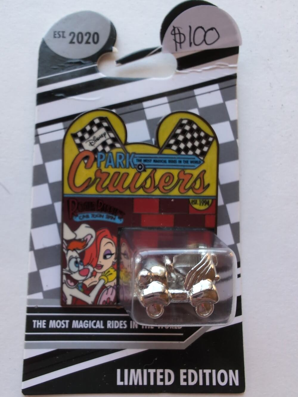 Disney Park Cruisers Roger Rabbit's Benny the Cab  LE 2000 Disney pin